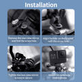 TELESIN Action Camera Motorcycle Rear-view Mirror Mounting Bracket 360° Rotation Action Camera Mount Adapter Replacement for GoPro Hero 9/8/7/6/5 Sports Cameras.