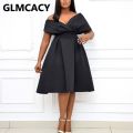 Women Solid Elegant Evening Party Dress Formal Classy Party Gowns Dress.