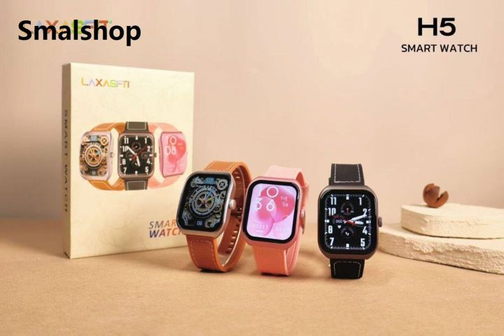 Smalshop LAXASFIT H5 Smart Watch Curved Screen With Full Touch Screen 1.85inch screen Dynamic island multi function