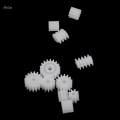 5x11 Pieces/Set Assorted Plastic Gears Worm Car Toy Models Parts Accessories. 