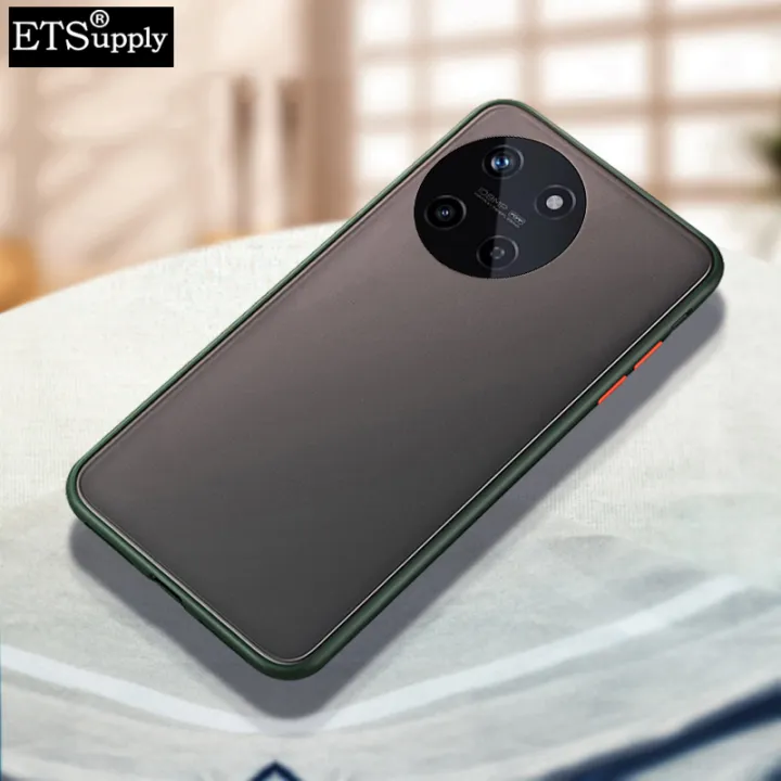 Phone%20case%20Realme%2011%204G%20Shockproof%20Scrub%20Matte%20Transparent%20Soft%20edge%20Silicone%20Frame%20Hard%20Clear%20Back%20cover%20Realme%2011%204G%20NFC%20case%20-%20Image%202