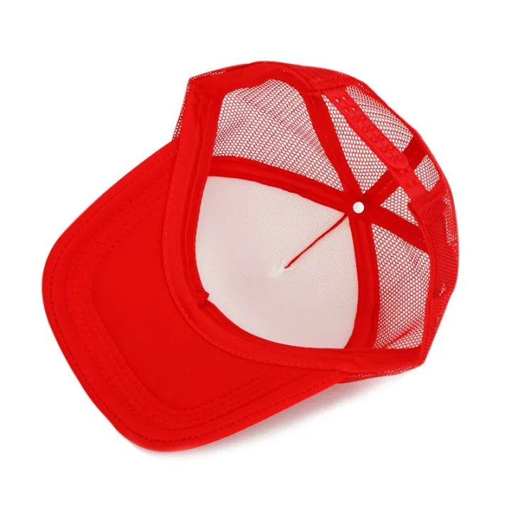 Plain%20Blank%20Neon%20Trucker%20Hat%205%20Panel%20Summer%20Baseball%20Cap%20Mesh%20Back%20Snapback%20Adjustable%20-%20Image%206