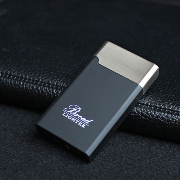 Broad%20Rafin%20Metal%20Gas%20Lighter%20Rectangular%20Shaped%20Lighter%20Butane%20Gas%20Refillable%20Lighter%20-%20Image%202