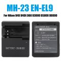 Stable Rechargeable Portable Camera Battery Charger EN-EL9 Power Adapter Charging Dock MH-23 For Nikon D40 D40X D60 D3000 D5000 D8000.