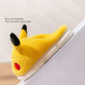 Pokemon Pikachu Children's Cotton Slippers Boys and Girls Winter Home Shoes Indoor Non-slip Parent-child Bag Heel Cotton Shoes. 
