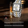 REWARD VIP Mens Quartz Watch for Man Stainless Steel Wristwatch Fashion Waterproof Sport Watches Luminous Chronograph Date. 