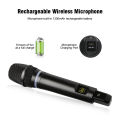 Dual Rechargeable Wireless Microphone Karaoke System ARCHEER Professional UHF Handheld Dynamic Microphone Set with Bluetooth Receiver. 