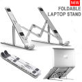 Collapsible & Portable Aluminium Laptop Stand / Folding Notebook Stand / Portable Laptop Stand / Folding Laptop Stand.