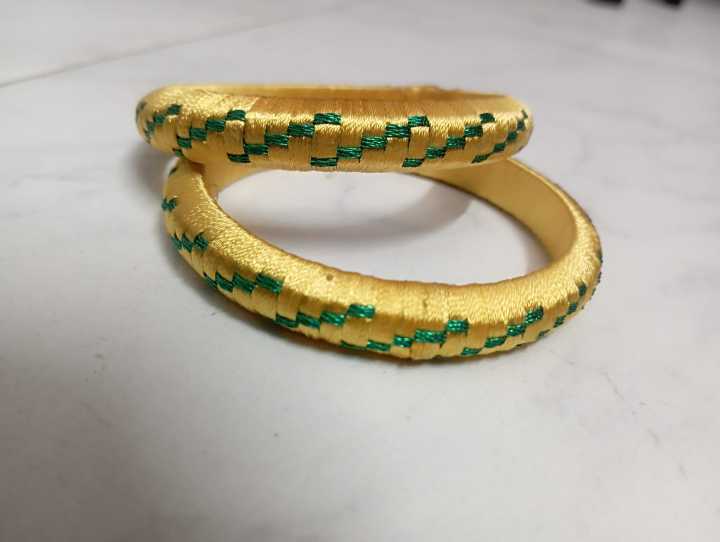 1%20pair%20Golden%20Sutar%20churi%20bangles/churi%20size%20for%20girls%20and%20women%20Shutar%20churi%20Silk%20Elegance:%20Handcrafted%20Silk%20Thread%20and%20Plastic%20Bangles%20-%20Image%203