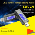 DC Mobile Power Charging Current Voltage Digital Monitor USB Tester Dual Meter Display Tester.