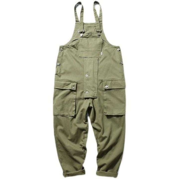 2022%20Men's%20Retro%20Designer%20Overalls%20Workwear%20Sling%20Korean%20Loose%20Wide%20Leg%20Jumpsuit%20Streetwear%20Solid%20Color%20Men's%20Clothing%20-%20Image%206