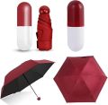 Premium quality mini capsules umbrella with cute capsule case. 