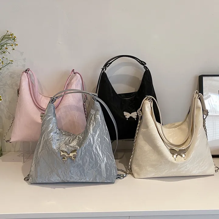 Korean%20backpack%20bag%20ladies%202024%20new%20trendy%20fashion%20chain%20bucket%20bag%20student%20class%20large%20capacity%20tote%20bag%20-%20Image%204