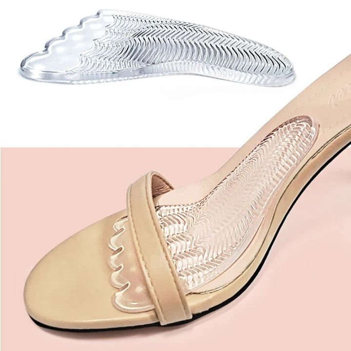 Silicone Gel Pad Forefoot Insole Shoes Pads High Heel Soft Orthopedic Insole Anti-Slip Foot Protection Foot Cushions Pain Relief