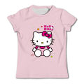 Hello Kitty tshirt kids clothes girls trucksuit T-shirts short sleeve streetwear baby boy clothes sets casual tops. 