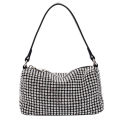King brick rhinestone bag bag women's bag dinner bag crossbody women's hand armpit full of diamond bags shiny full of diamond bags.