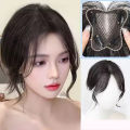 Natural Air Bangs Middle Part Fringe Synthetic Topper Hairpiece Hair Clip Extension Synthetic Hair Fringe Styling Tools. 