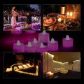 12/24/48Pcs Flameless LED Candles Lights Battery Powered Tealight Romantic Tea Candles for Birthday Party Wedding Decorations.