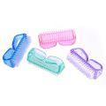 Amazon Pin Nail Tool Brush Croissant Brush Nail Art Nail Brush Pink, Purple, Blue Dust.
