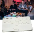 Arcade Game Fighting Rocker Keyboard Fighting Stick Controller Hot Swap Multi Input Modes Mechanical for PS3 for Switch PC. 