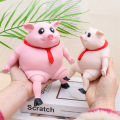 GC Pig Action Figure Toy Cute Pig Soft Figure Doll Funny Stress Relief Toys For Gifts Party Favor.