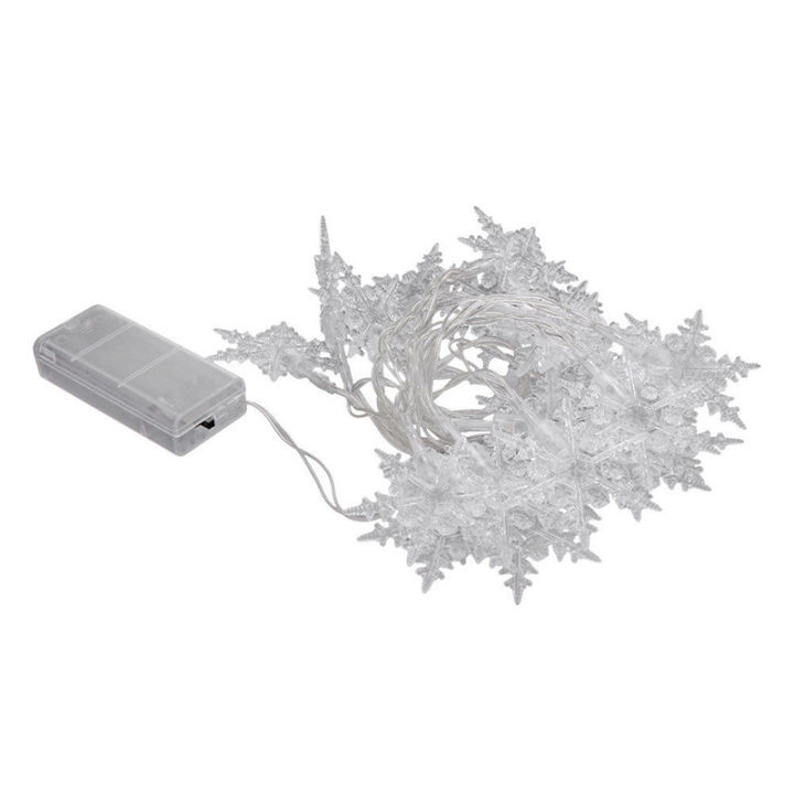2M%2020%20LED%20Snowflake%20Light%20String%20Twinkle%20Garlands%20Battery%20Powered%20Lamp%20Holiday%20Party%20Wedding%20Decorative%20Fairy%20Light%20-%20Image%202