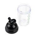 Easy Grips Salad Dressing Shaker Dispenser Leakproof Container Bottle Universal Sauces Mixer with Scales Kitchen GadgetA 5.5x17cm.