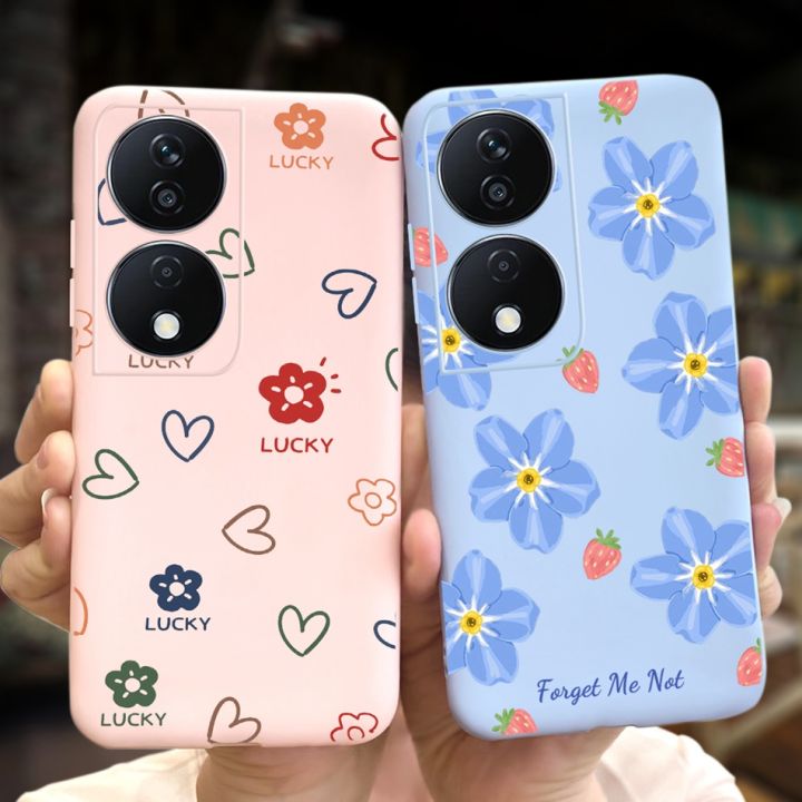 For Honor X7b Cute Case HonorX7b X 7B 4G CLK-LX2 Candy Color Soft Silicon Slim Shockproof Phone Back Cover