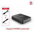 M2 Nvme Docking Station M Key USB M 2 USB C SSD Case NVME And NGFF Hdd SSD Docking Station Base Gonghpng.
