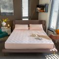 Cotton Mattress Cover Solid Color Fitted Sheet with Elastic Queen/King Size Bed Sheet XF1161-12. 