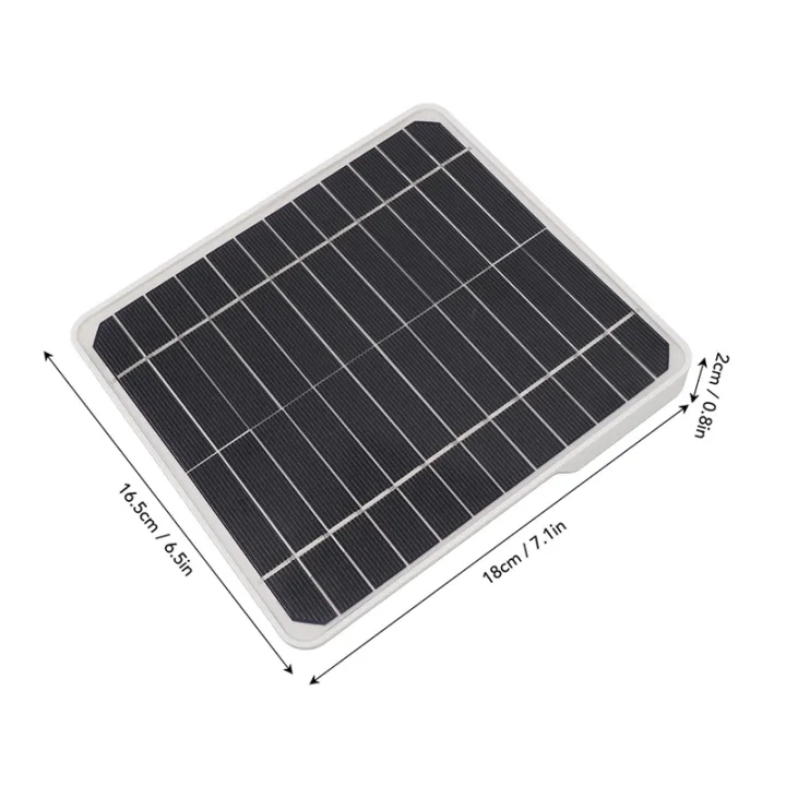 JAERBEE%20Waterproof%20Solar%20Panel%20Kit%2020W%20Portable%20Solar%20Charger%20with%202%20USB%20Outdoor%20Battery%20Powered%20for%20Camping%20with%20Mounting%20Rack%20-%20Image%202