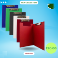 Clip Board For Exam School Office Home & Multipurpose Use A4 Size Doauble Part.