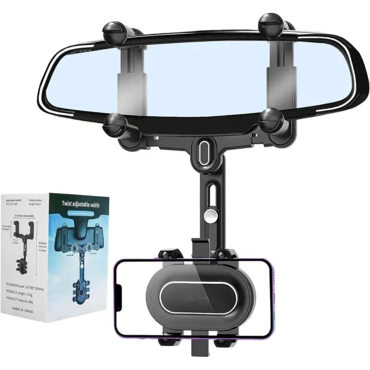 360%C2%B0%20Rotatable%20Car%20Phone%20Holder%20Rearview%20Mount%20Cradle%20Navigation%20Bracket%20Retractable%20Car%20Stand%20-%20Image%205