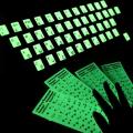 【FUPANG】English Luminous Keyboard Stickers Letter Alphabet Layout Sticker Laptop Desktop PC Key Dustproof Film. 