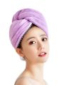 Dry Hair Cap Magic Super Absorbent Microfiber Dry Towel Wrap Towel Shower Cap Dry Towel for Woman. 