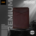 Zays Premium Handcrafted Slim Bifold Leather Short Wallet for Men & Women - Personalized Top-Grain Leather Wallet - Compact, Durable & Stylish (Chocolate).