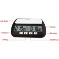 Chess Clock, Digital Chess Timer & Game Timer, 3-In-1 Multipurpose Portable Professional Clock Black. 