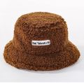 2021 New Hats for Women Autumn Winter Bucket Hats Lamb Plush Soft Warm Fisherman Hat Panama Casual Caps Lady Flat Top Cap.
