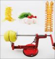 Potato Spiral Slicer Cutter Stainless Steel Potato Manual Cutter Spiral Chips Cutting Machine French Fry Vegetable Cut. 