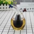 2-in-1 Double Layer Bottle Cork Sealed Transparent Sauce Oil Vinegar Glass Bottles Oil Jug Spice Glass Bottles for Kitchen.