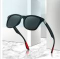 Sunglasses with Polarised Lenses I Stylish Black Glasses in Retro Look I Protection Against Intense Sunlight (UV400) I Reinforced & Lightweight TR90 Frame. 
