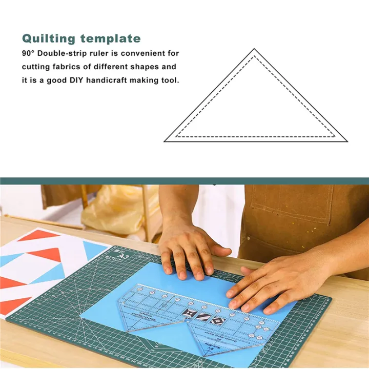 90%20Degree%20Double%20Strip%20Quilt%20Ruler,%2010%20Inch%20Acrylic%20Triangle%20Rulers%20-%20Image%203