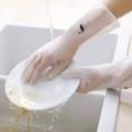 Nitrile Rubber Gloves Kitchen Washing Dishes/Clothes Waterproof Durable Wear-Resistant Gloves.