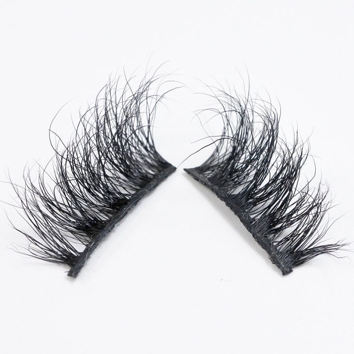 3D%20Short%20Mink%20Lashes%20Faux%20Cils%20Foxy%20Eye%20Winged%20Lashes%20Natural%20Half%20Lashes%20Cateye%20False%20Eyelashes%20Makeup%20-%20Image%206
