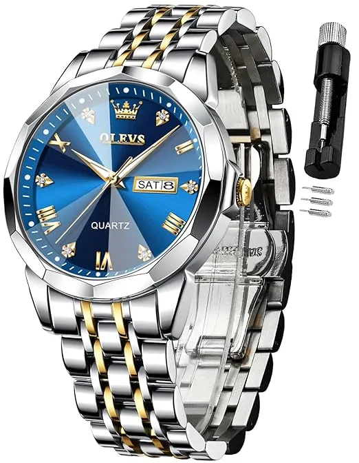 Business%20man%20Analog%20Quartz%20Stainless%20Steel%20Luminous%20Date%20Two%20Tone%20Luxury%20Casual%20Wrist%20Watch%20-%20Image%204
