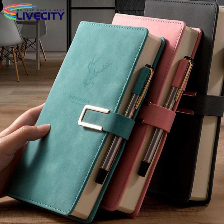 -fouling Diary Premium Leatr book Waterproof Scratch-proof 416 Pages Ideal for Office School Gifts Stylish Diary Book for Stus Ters
