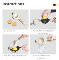 Professional Double-layer Manual Lemon Squeezer for Household Wood Juicer Lemon Pressure Fruit Juicer. 