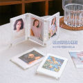 3-InchPhoto Frame Magnet Design Polaroid Photo Frame Mini Acrylic Magnetic Picture Frames Transparent Acrylic Card Display Stand.