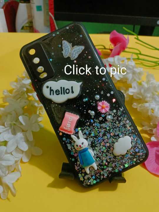 For Vivo Y20 Vivo Y20i Vivo Y20G Cover Fashion Shiny Glitter