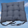 Chair Cushion. Chair Sitting Pillow, Chair Seat Cushion High Quality Cotton Fabric 40cmx40cm Size 1 pics gray color.